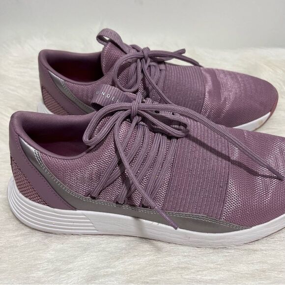 Under Armour Purple Lightweight Breathable Lace Up Running Shoes -- BB167 - Picture 4 of 12